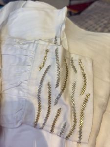 Ruffled White Shirt