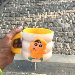 Shinchan Ceramic Mug - Yellow
