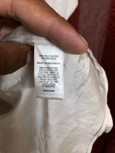 Express White Short Sleeve Top