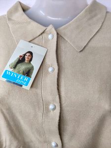 Elegant Button-Down woolen Shirt