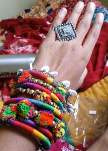 Colorful Bangle Set & Ring