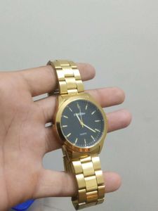 Gold Cristom Quartz Watch