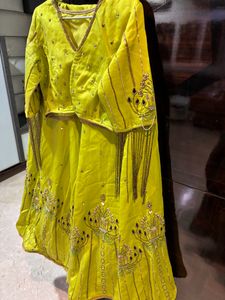 Papa Don’t  peach inspired fancy Lehenga