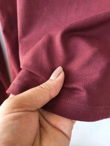 H&amp;M Square Neck Burgundy Top/Size-S