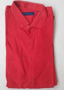 Echigo Red Button Down Shirt - Size Large