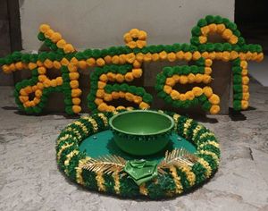 Mehndi Decoration Plate