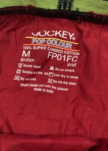 Jockey Men’s Brief – Size M (80-85 cm Color Maroon