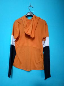 Hoodie alike TOP 🧡🖤