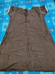 MAROON COTTON KURTI