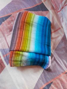 Colorful Striped Saree