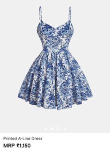 Floral A-Line Mini Dress