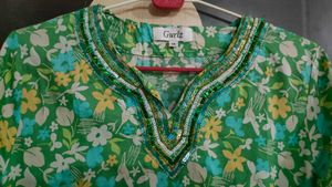 Beautiful Printed Short Kurti