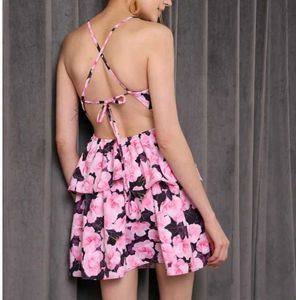 Floral Print Mini Dress