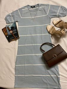 Striped Knit Dress - Brand Her By Invictus
