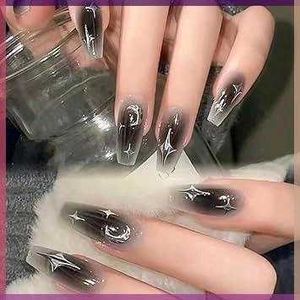 Sale!!! Grunge Galaxy Theme :  10 Press On Nails