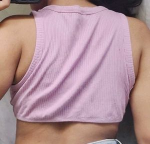 Shein lavender trendy top