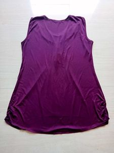 Sleeveless Thigh Length Top