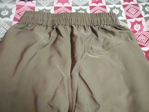 Everyday Comfort | Solid Brown Straight Pants