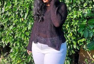 Black Net Top