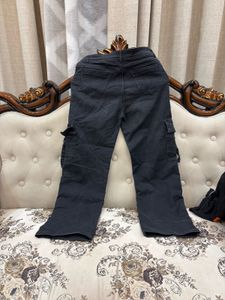 Black Cargo Jeans