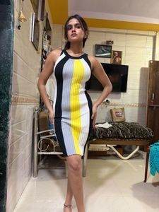 Striped Bodycon Dress