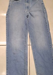 Blue casual denim jeans