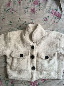 Cozy White Teddy Jacket