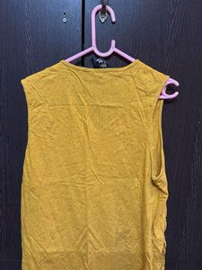 Sleeveless Yellow Top