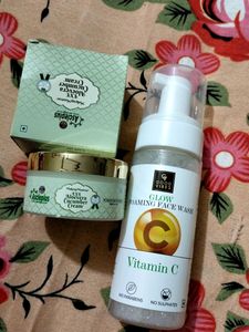 Combo Of Facewash &amp; Alovera Cucumber Cream