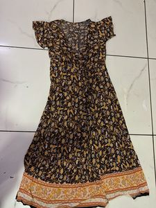 Floral Print Maxi Dress