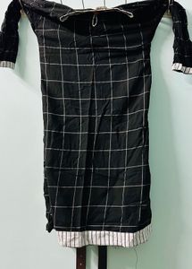 Black & White Checked Salwar Suit