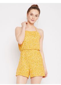 Floral Halter Romper