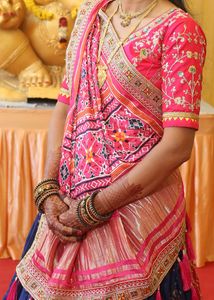 Blue Pink Chaniya Choli