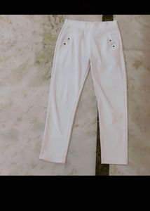 two trousers black and white