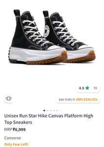 Original Unisex Converse Platform Shoes
