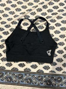 Black Leggings with Sports Bra Combo
