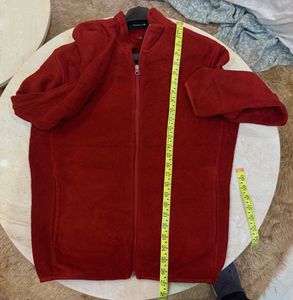 uniqlo Red Full Zip Jacket