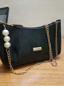 Chic Black Shoulder Bag