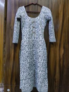 Grey Colour Kurta Set