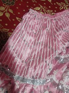 Pink Embellished Kurta Set