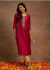 Libas Chanderi Silk Kurti💥💥