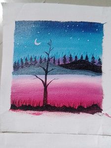 Set of 9 Handmade Landscape Paintings