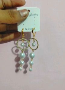 Sparkling Circle Earrings