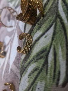 6 Pcs Vintage Gold Tone Ring Set