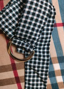 Regular Fit Checked Trousers