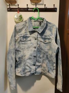 Acid Wash Denim Jacket