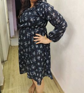 Floral Print Midi Dress