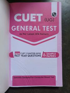 PW CUET (UG) GENERAL TEST TEXTBOOK