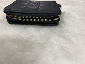 Quilted Black Wallet