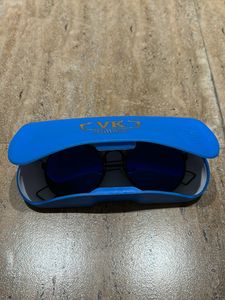 Blue Aviators+Case